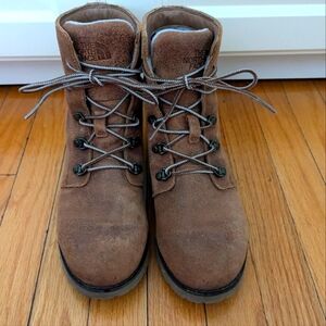 North Face suede booties